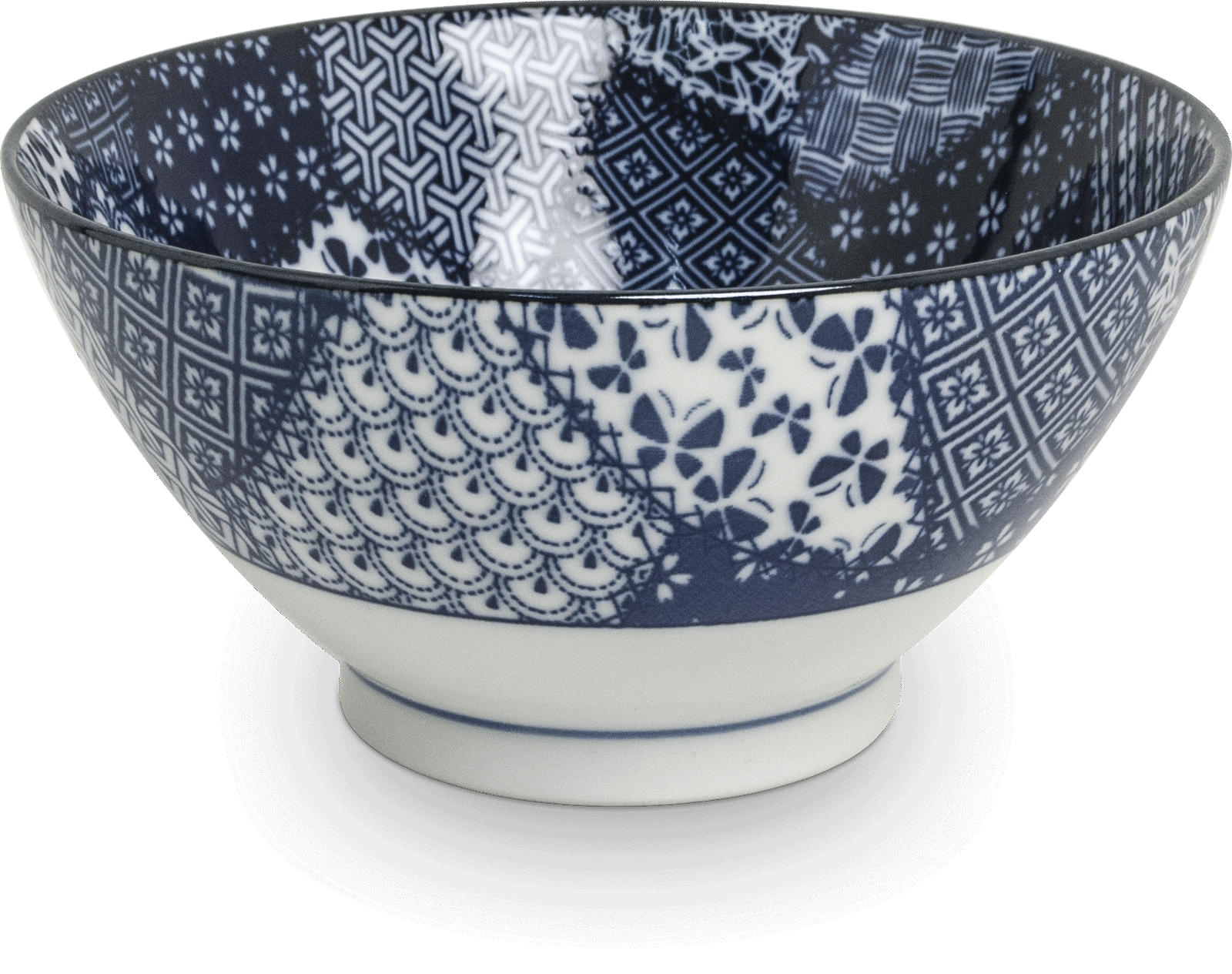 Bowls Blue pattern, mix 1