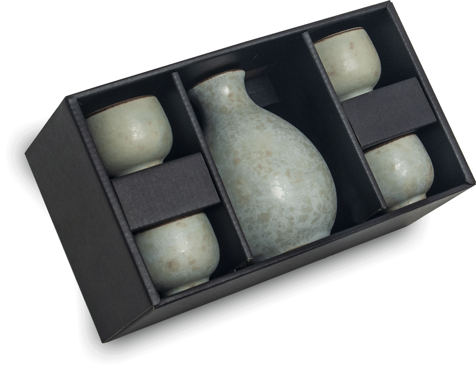 Sake set Hana light green 1