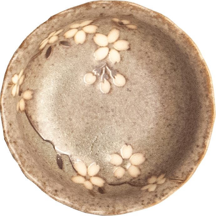 Sauce dish Anemone taupe 1