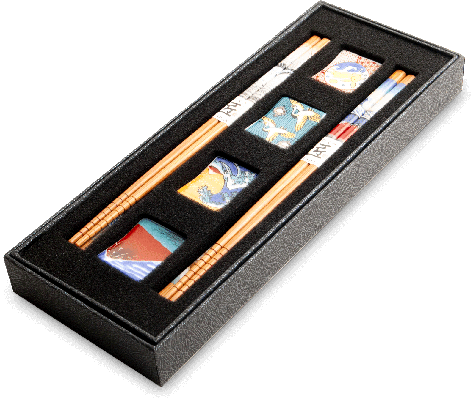 chopstick set Japanese motif 0