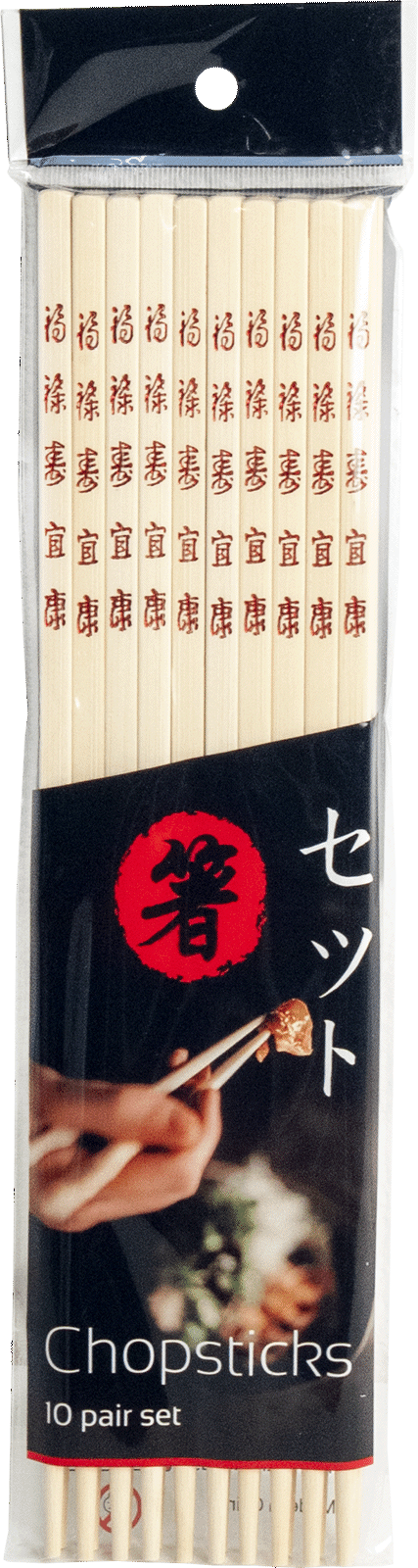 Eetstokjes bamboe Fu-Lu-Shou-Yi-Hong 0