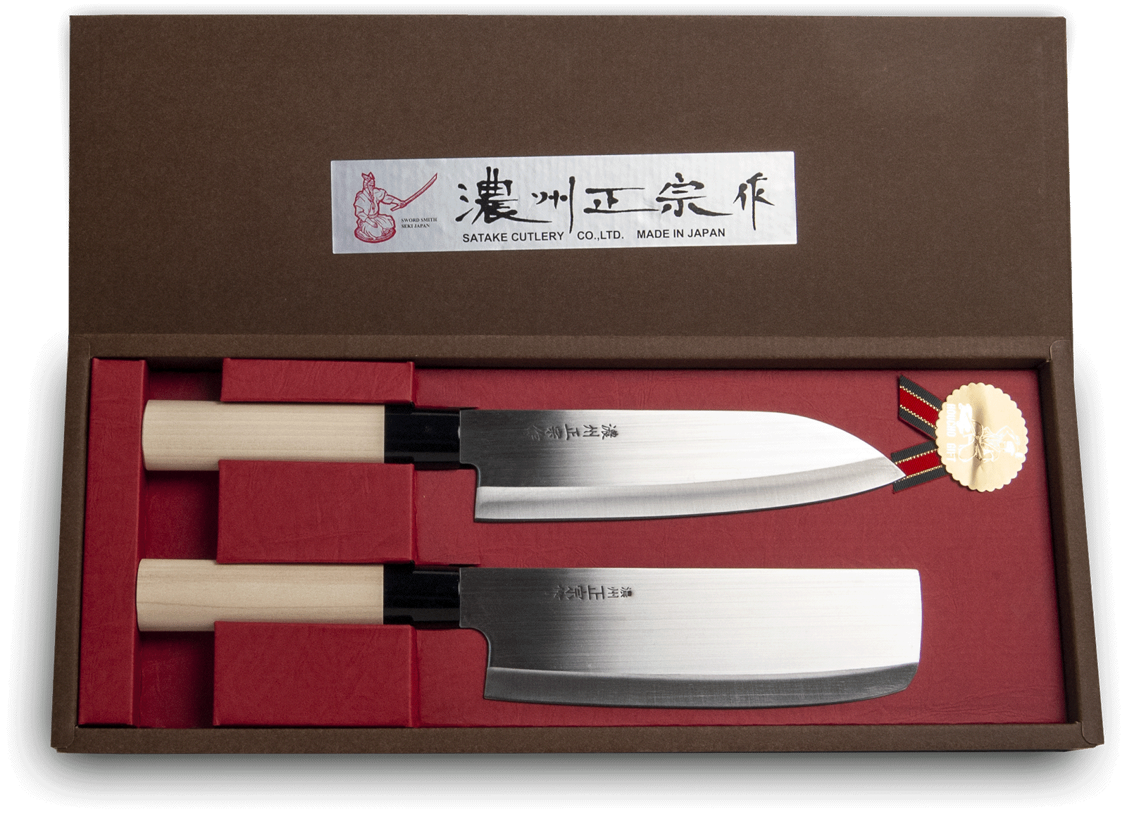 日式高级关龙厨刀 三德+Nakiri 套装 0